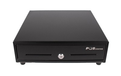 Денежный ящик POScenter 13EМ 330x335x90, механический, PUSH, черный 